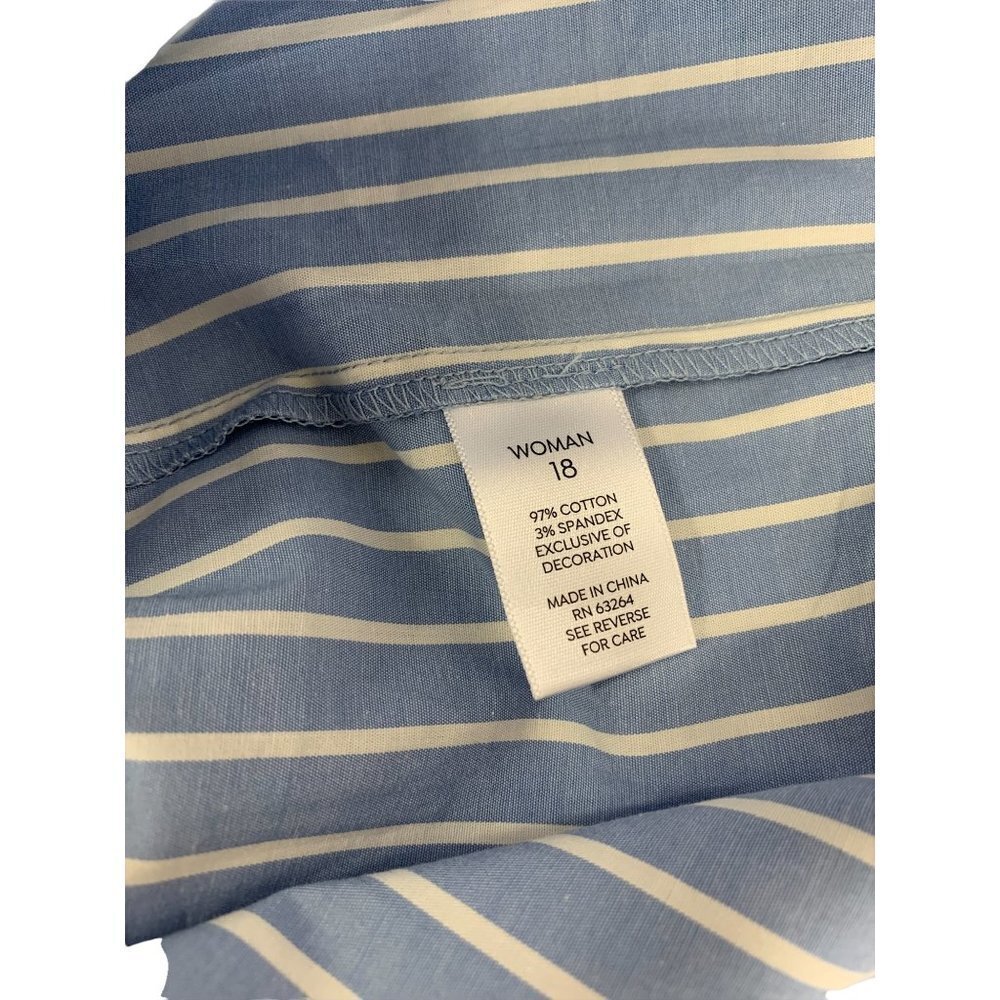 Westport Women's Lace Cuff Stripped Dress - Picture 4 of 6